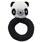 Panda Animal Knit Rattle